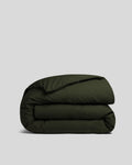 Brushed Cotton Duvet Cover (Evergreen)