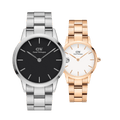 Iconic Link White Rose Gold & Black Silver