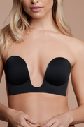 SEAMLESS U-STYLE BRA - BLACK