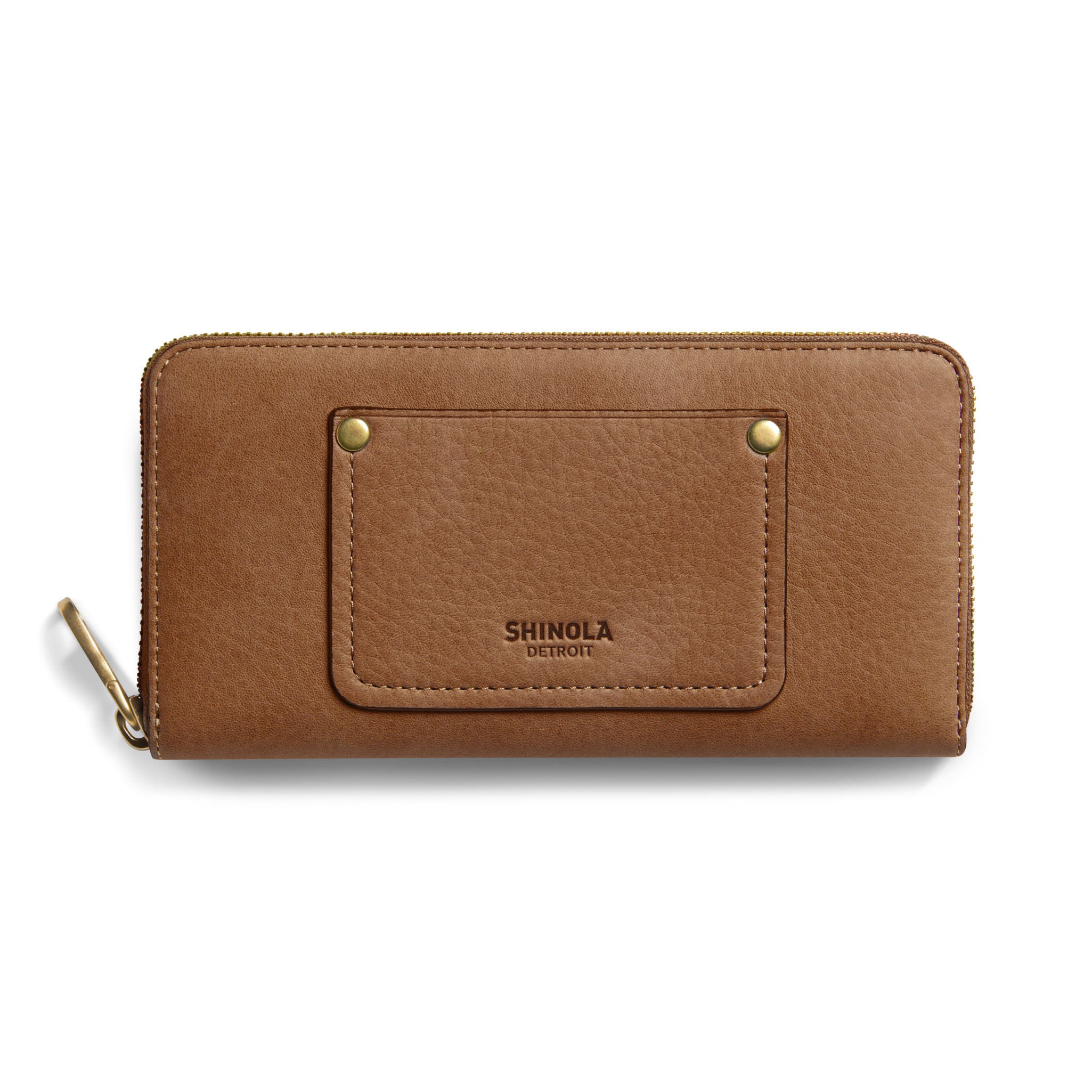 Pocket Zip Wallet - Tan
