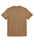 210g Merino Wool Short Sleeve Crewneck T-Shirt - Rugged Tan