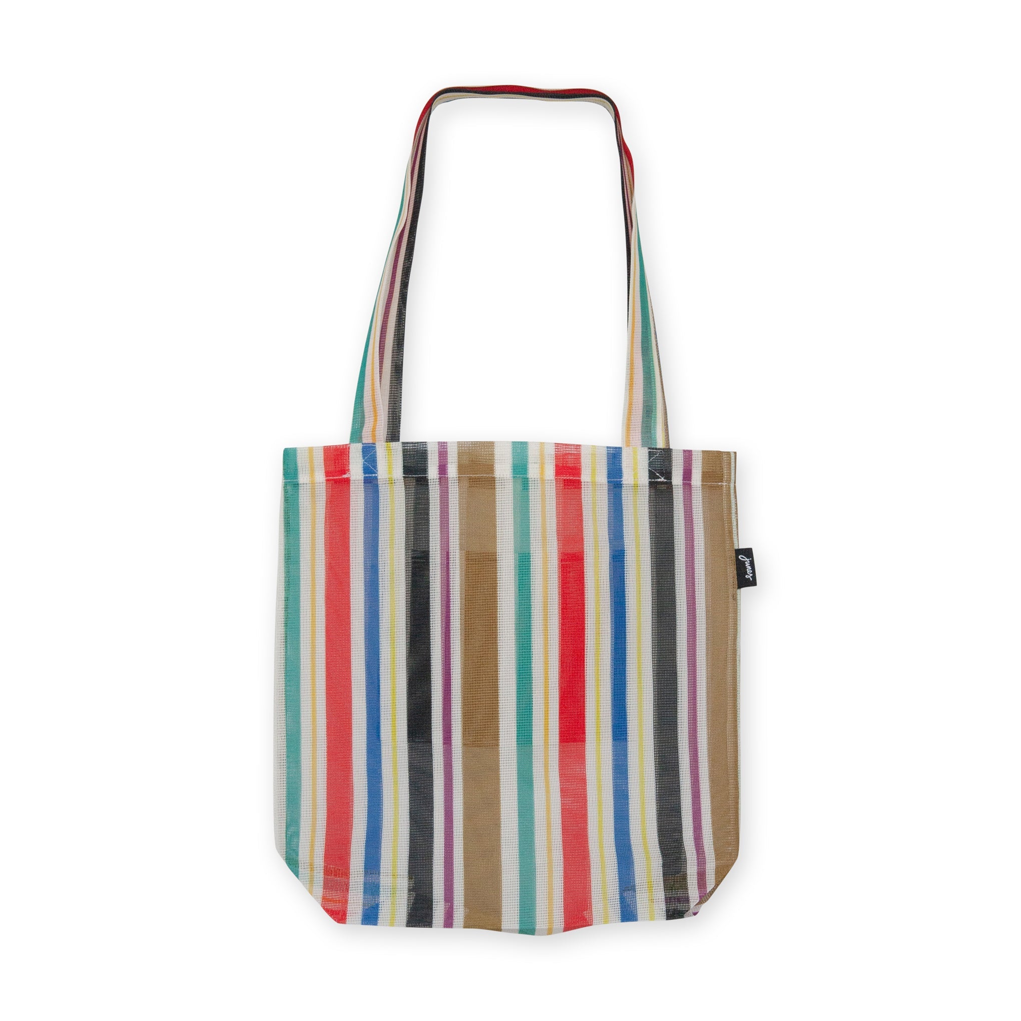 Striped Market Tote Bag