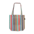 Striped Market Tote Bag