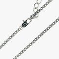 3MM Micro Cuban Necklace in White Gold