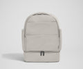 The Double Diaper Backpack in Cloud Gray