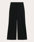 Admiral Crepe Pleated Wide-Leg Trousers