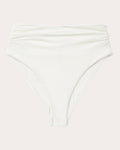Haven Ruched High-Rise Bikini Brief