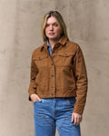 Women's Canvas Short Cruiser Jacket - Harvest Tan