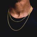 Cable Chain in Yellow Gold - 3mm