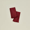 Pleated Napkin, Set of 2 - Red