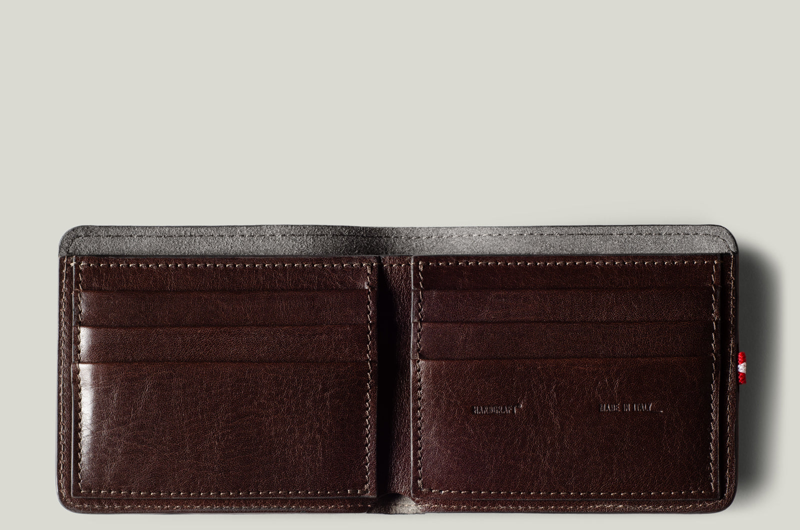 Cash Card Wallet . Dark Chocolate
