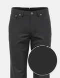 Cashmere Finish Stretch Twill Five Pocket - Charcoal