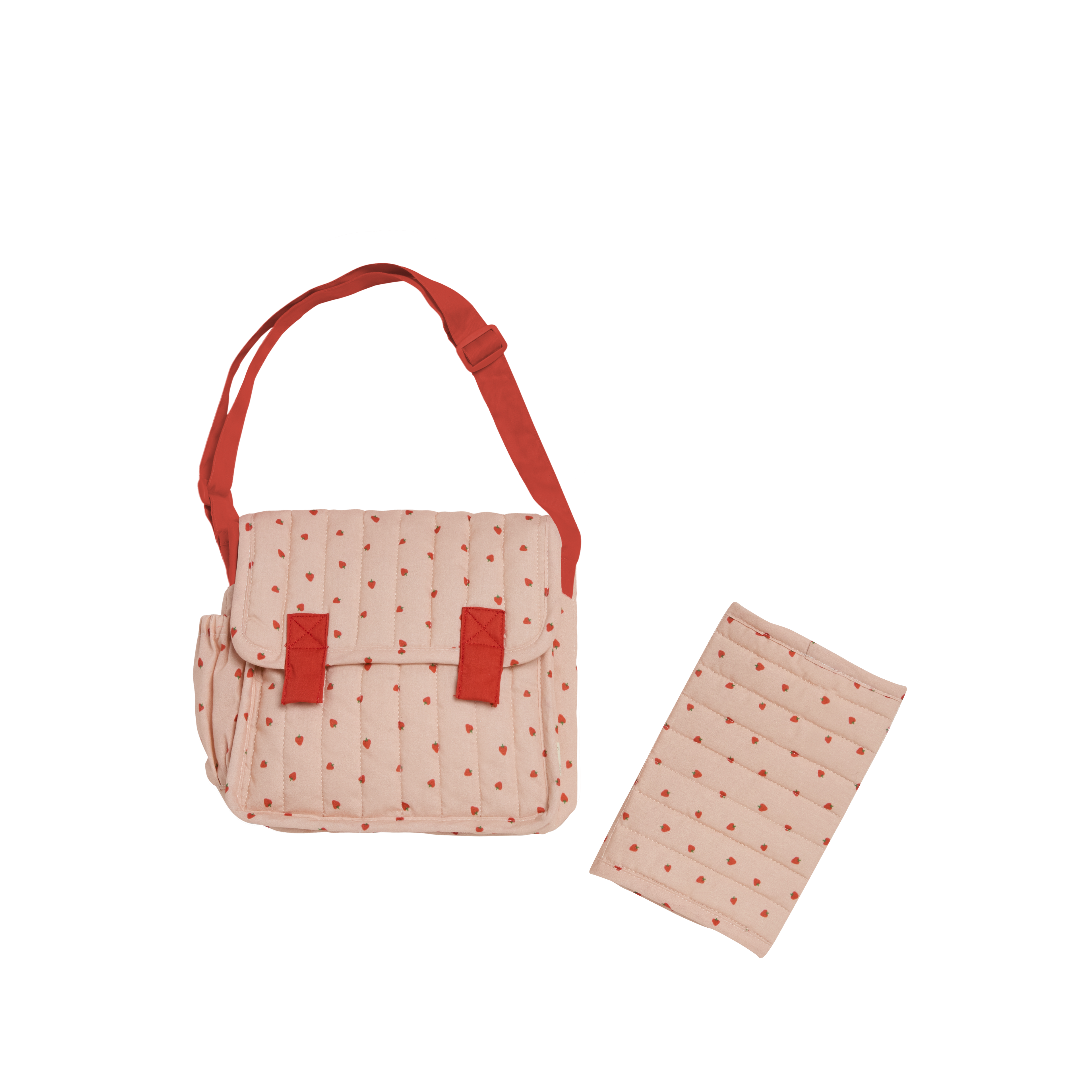 Carrie Convertible Changing Set - Strawberry