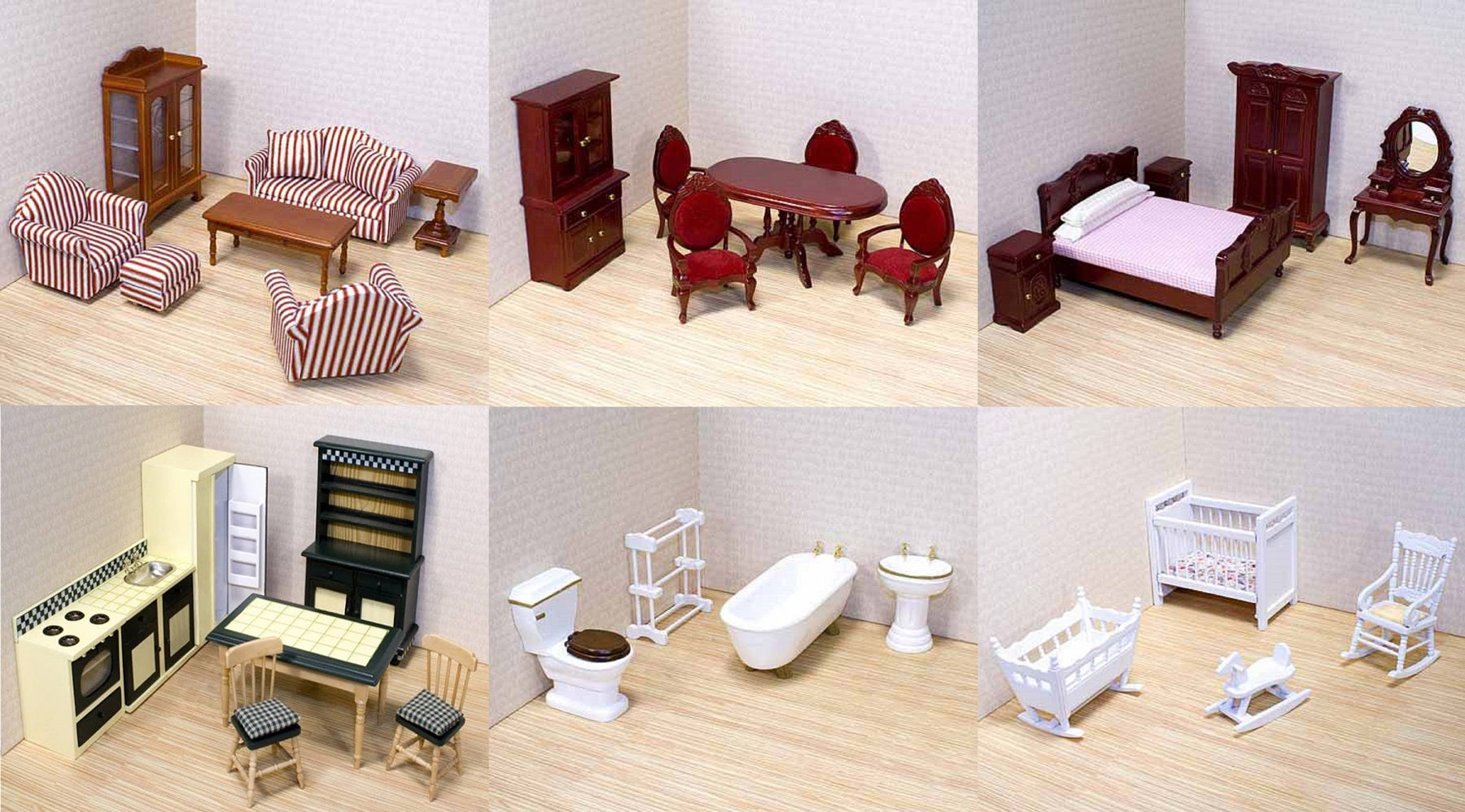 Classic Dolls House Furniture Bundle - SAVE
