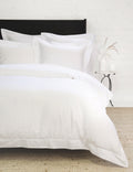 Classico Hemstitch Cotton Sateen Duvet Set by Pom Pom at Home
