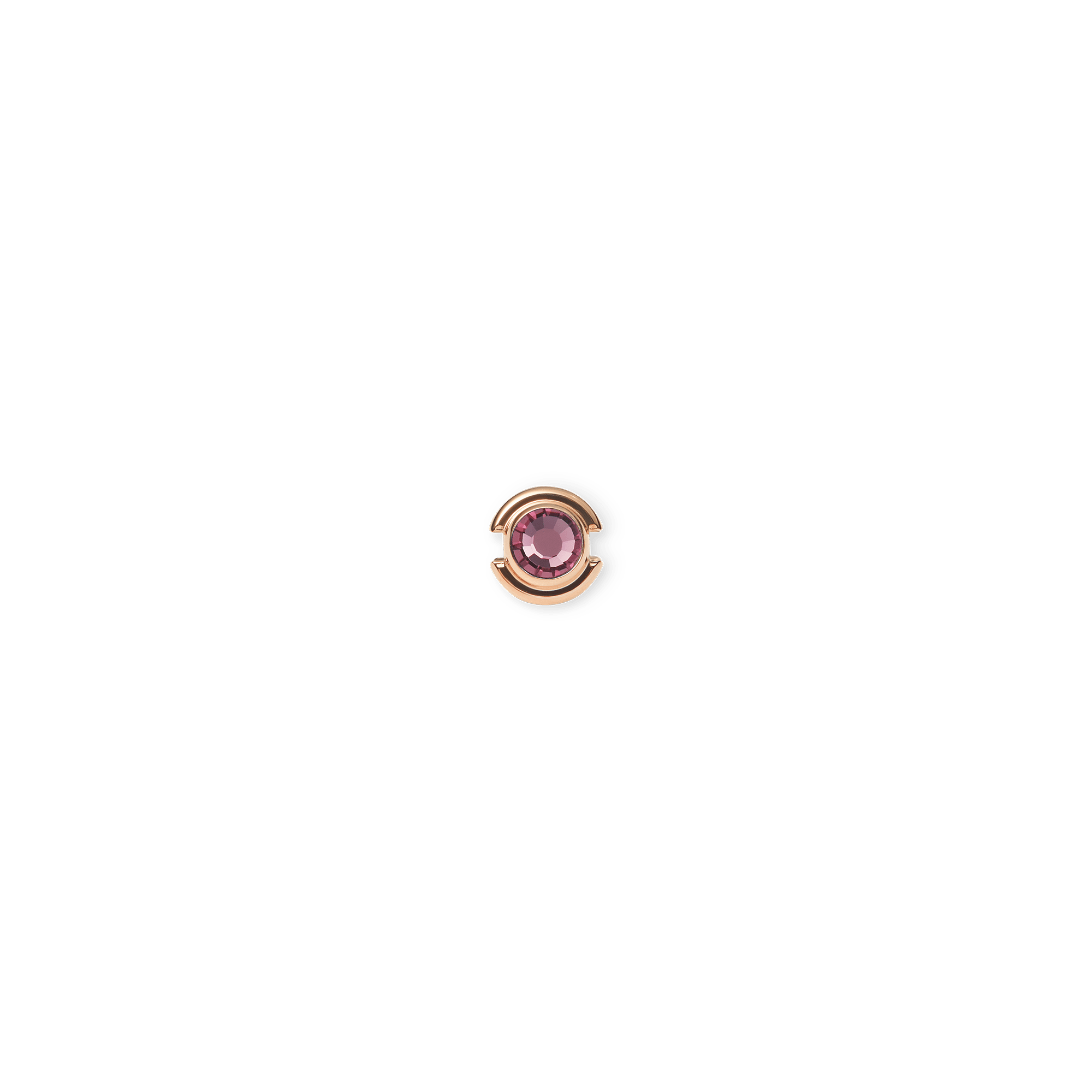 February Charm Rose Gold