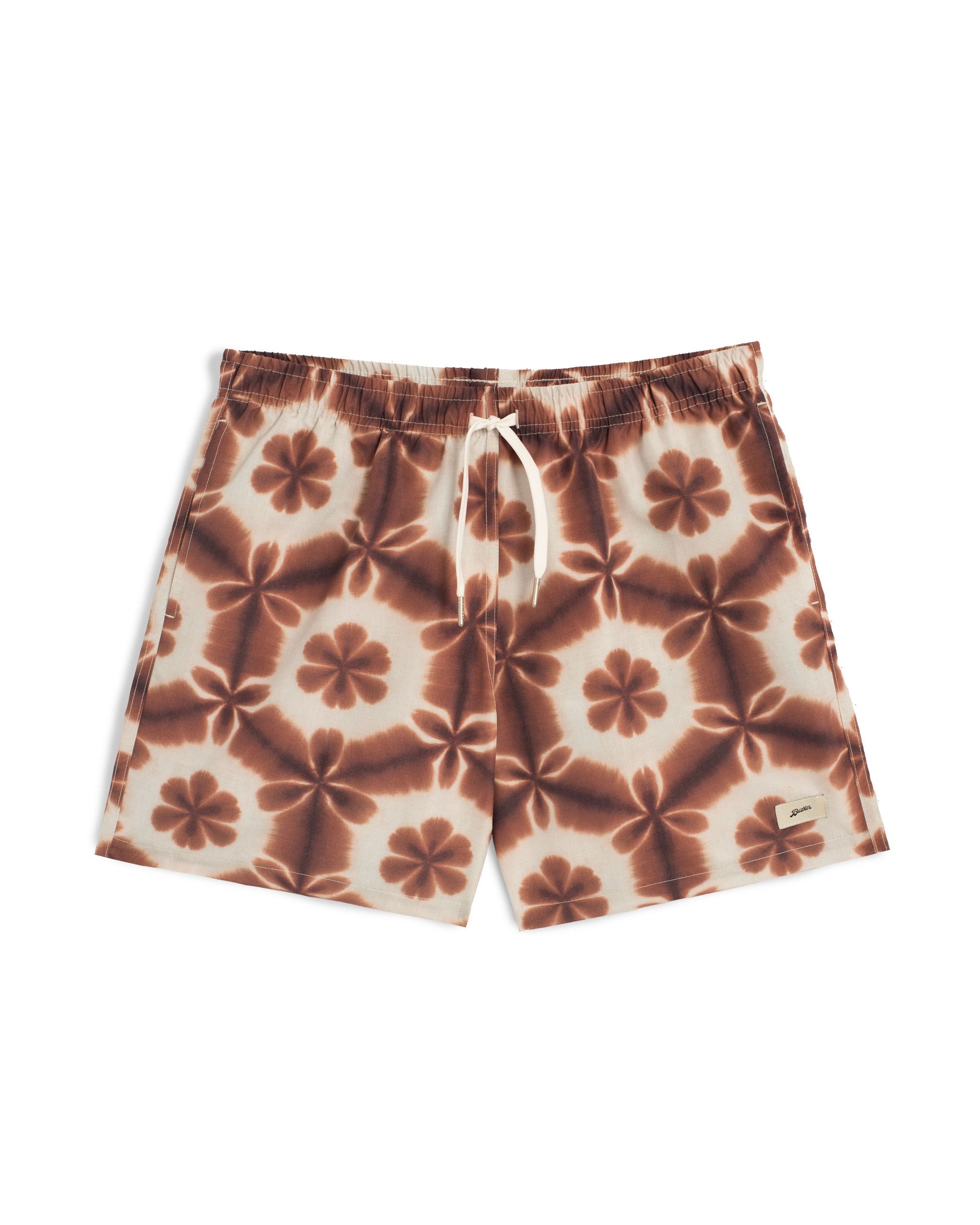 Cocoa Garden Shibori Swim Trunk