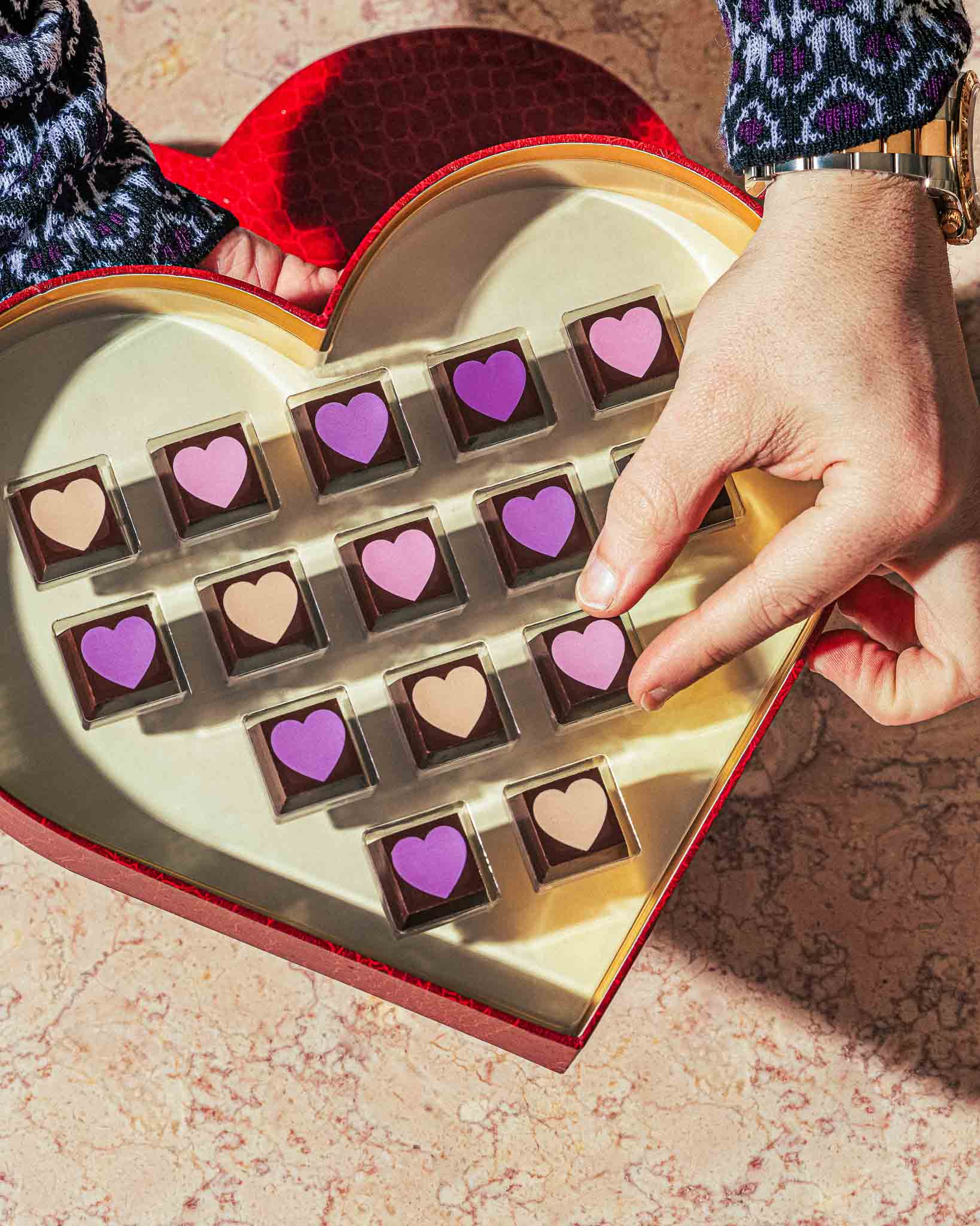 Vegan Chocolate Truffles Heart Box