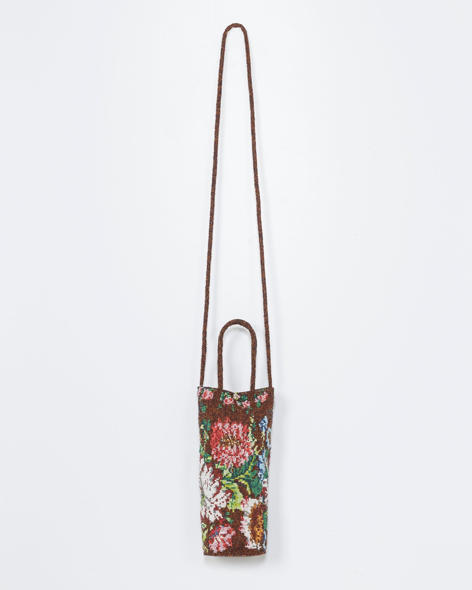Handmade Beaded Bag in Peonia