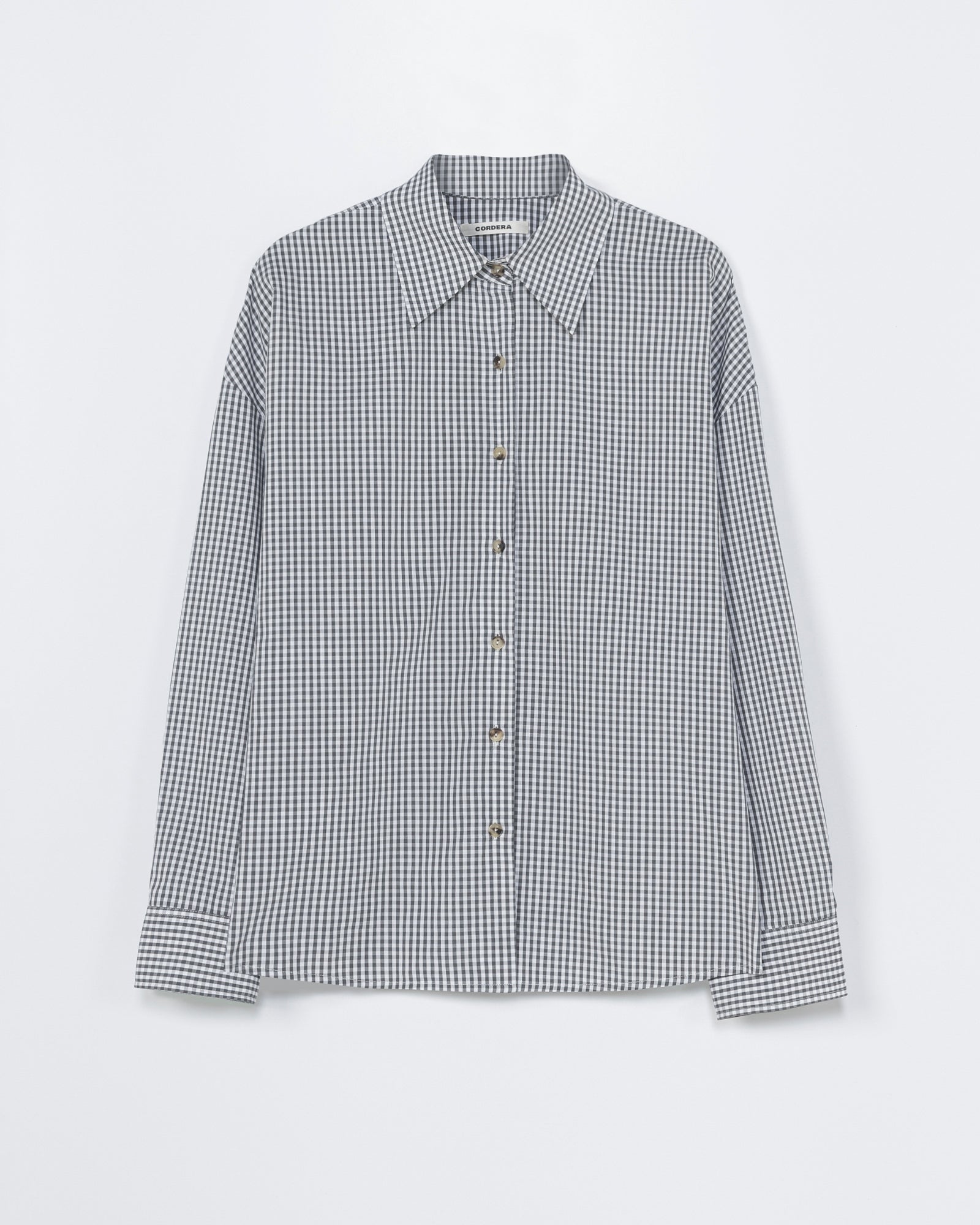 Oversized Shirt in Vichy Grey