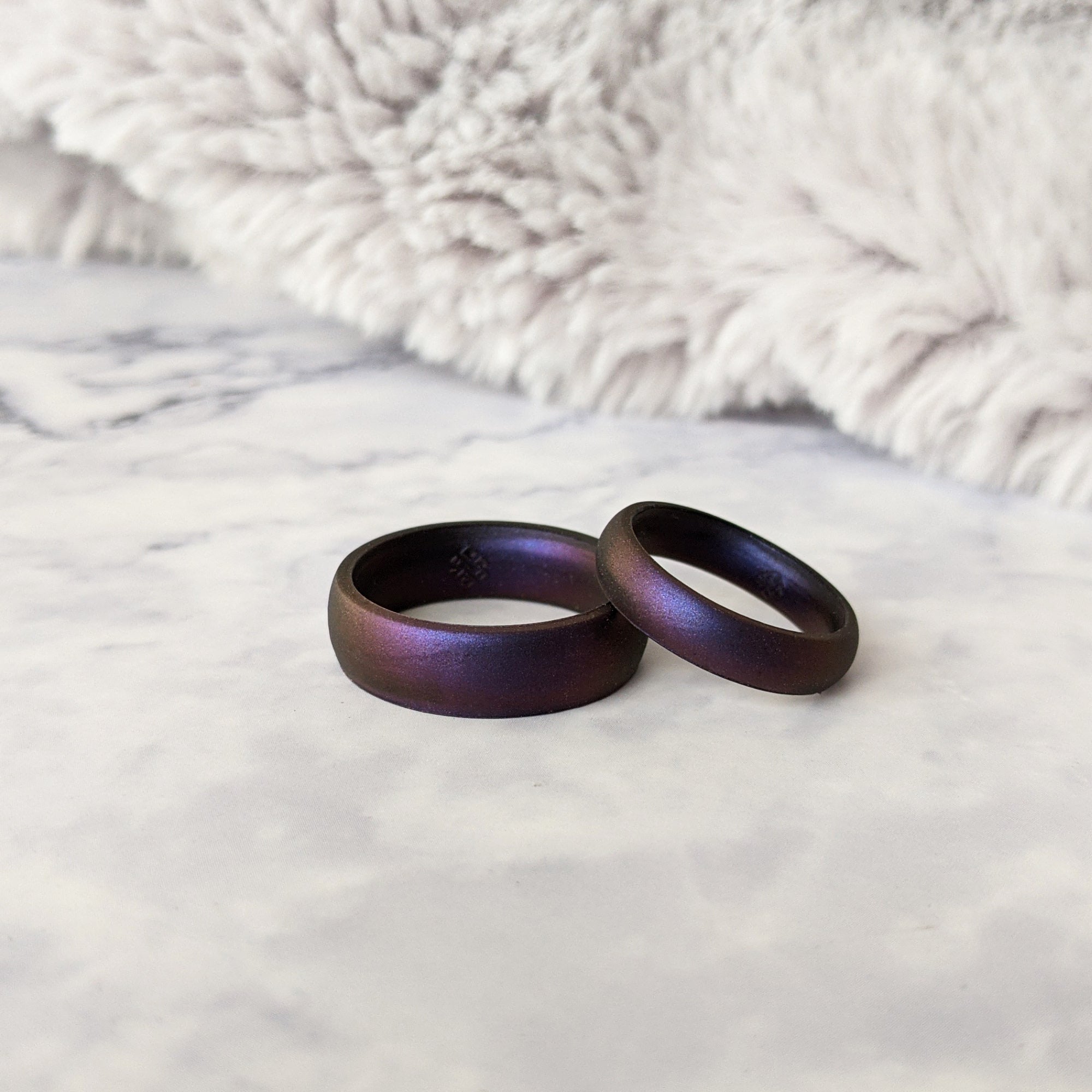 Cosmic Purple Breathable Silicone Ring