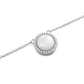 Audrey Necklace Mother of Pearl Silver