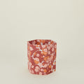 Marbleized Hexagon Wastebasket - Warm Marble