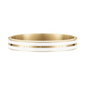 Emalie Infinite Gold Satin White