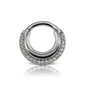 Cubic Zirconia Dhara Hoop Earring