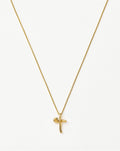 Curly Molten Mini Initial Necklace - T | 18ct Gold Vermeil