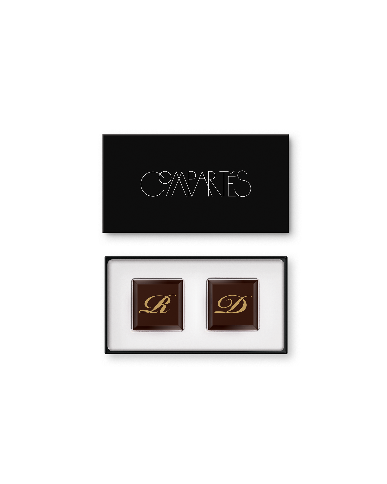Custom Wedding Favor - Monogram Chocolates