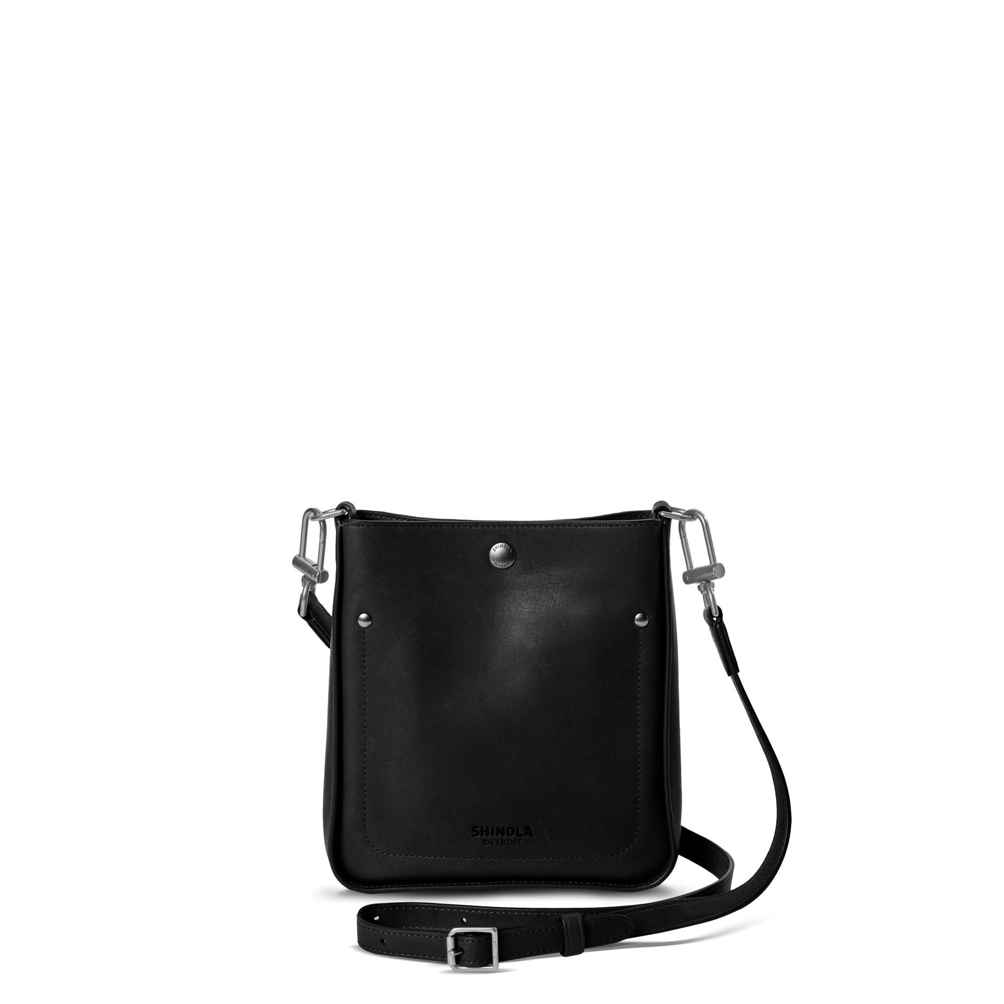 Mini Pocket Crossbody Bag - Black