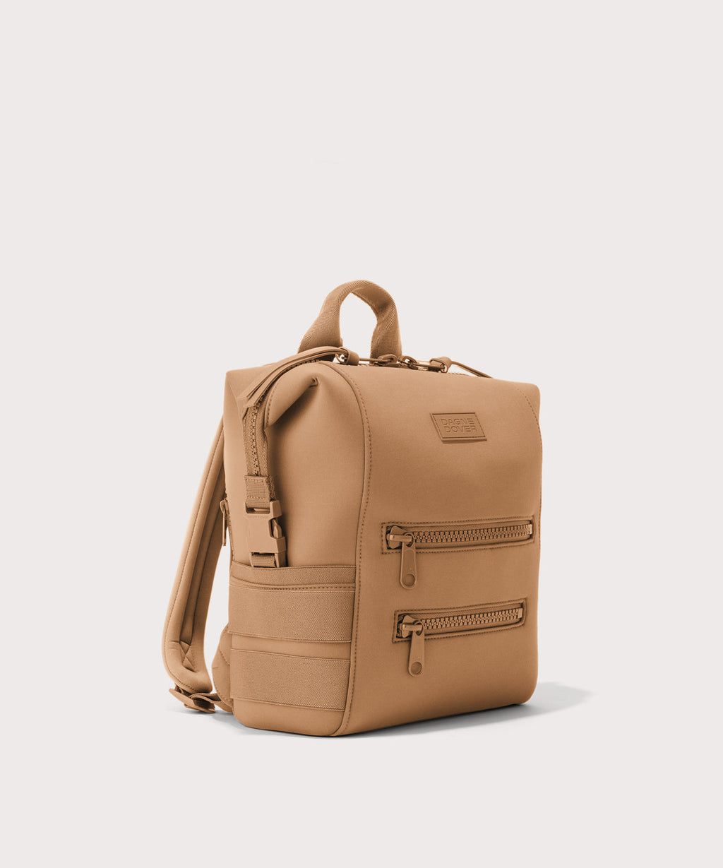 Indi Diaper Backpack in Camel, Small