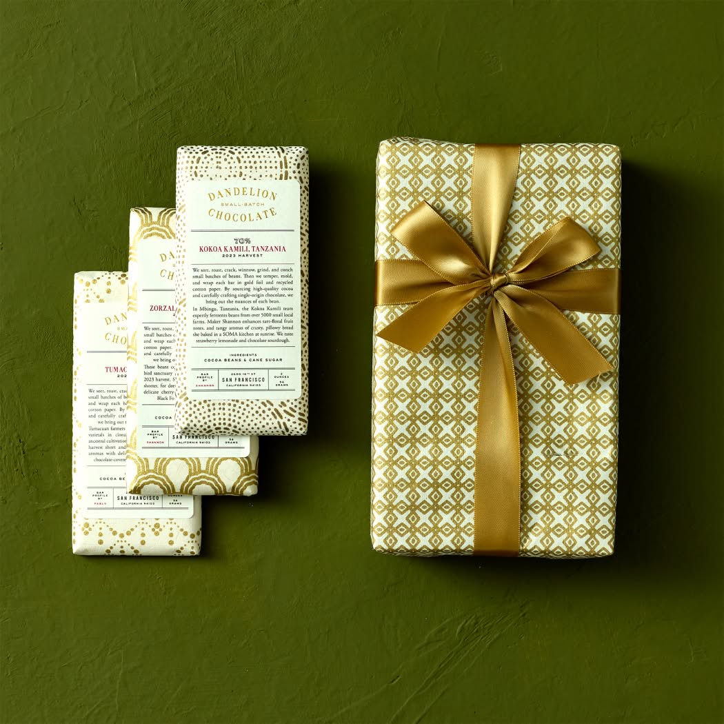 Giftwrapped 70% Three-Bar Gift Set