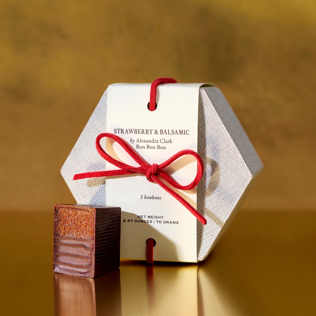 Strawberry & Balsamic Bonbons - Bon Bon Bon