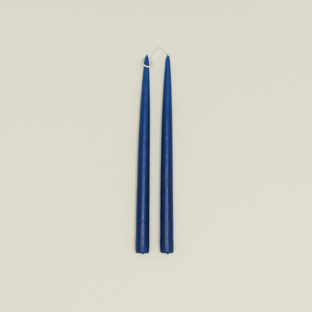 Hand Dipped Taper Set  - Copenhagen Blue