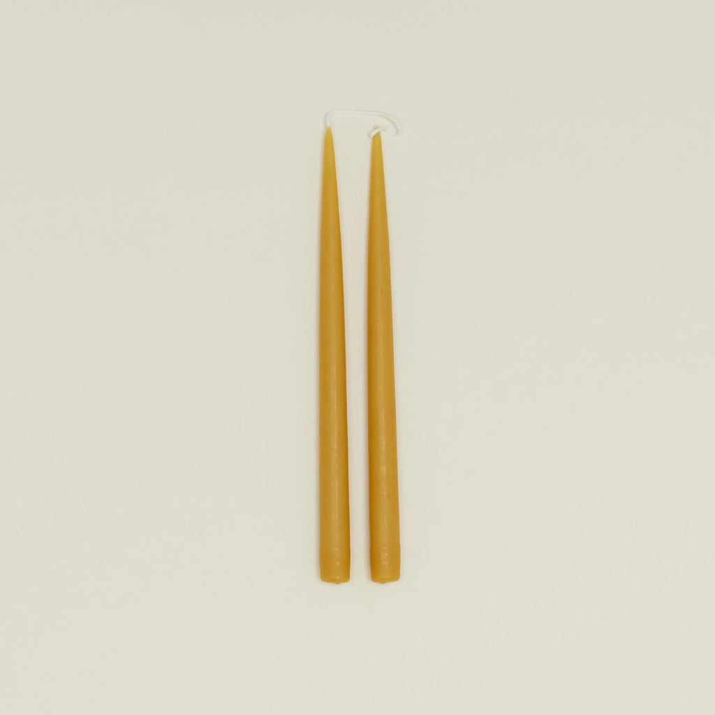 Hand Dipped Taper Set  - Honey