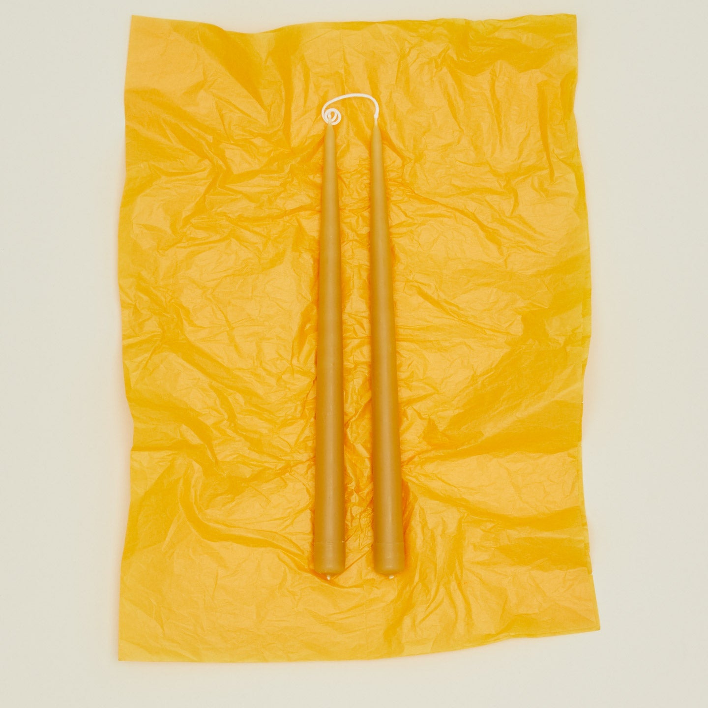 Hand Dipped Taper Set  - Honey