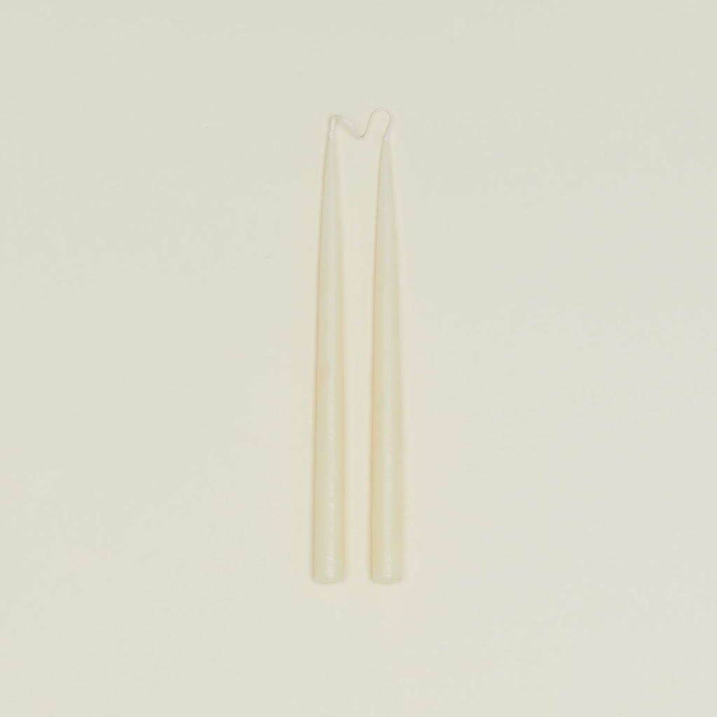 Hand Dipped Taper Set  - Ivory