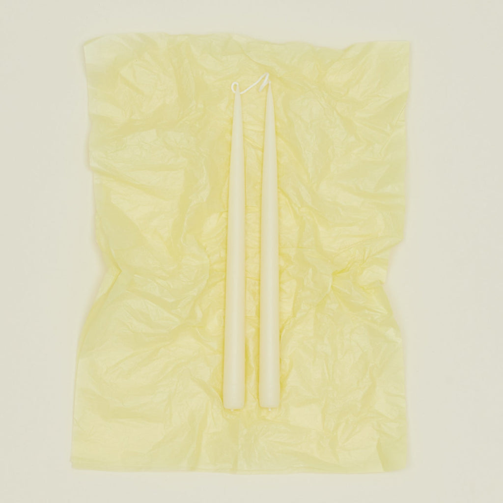 Hand Dipped Taper Set  - Ivory