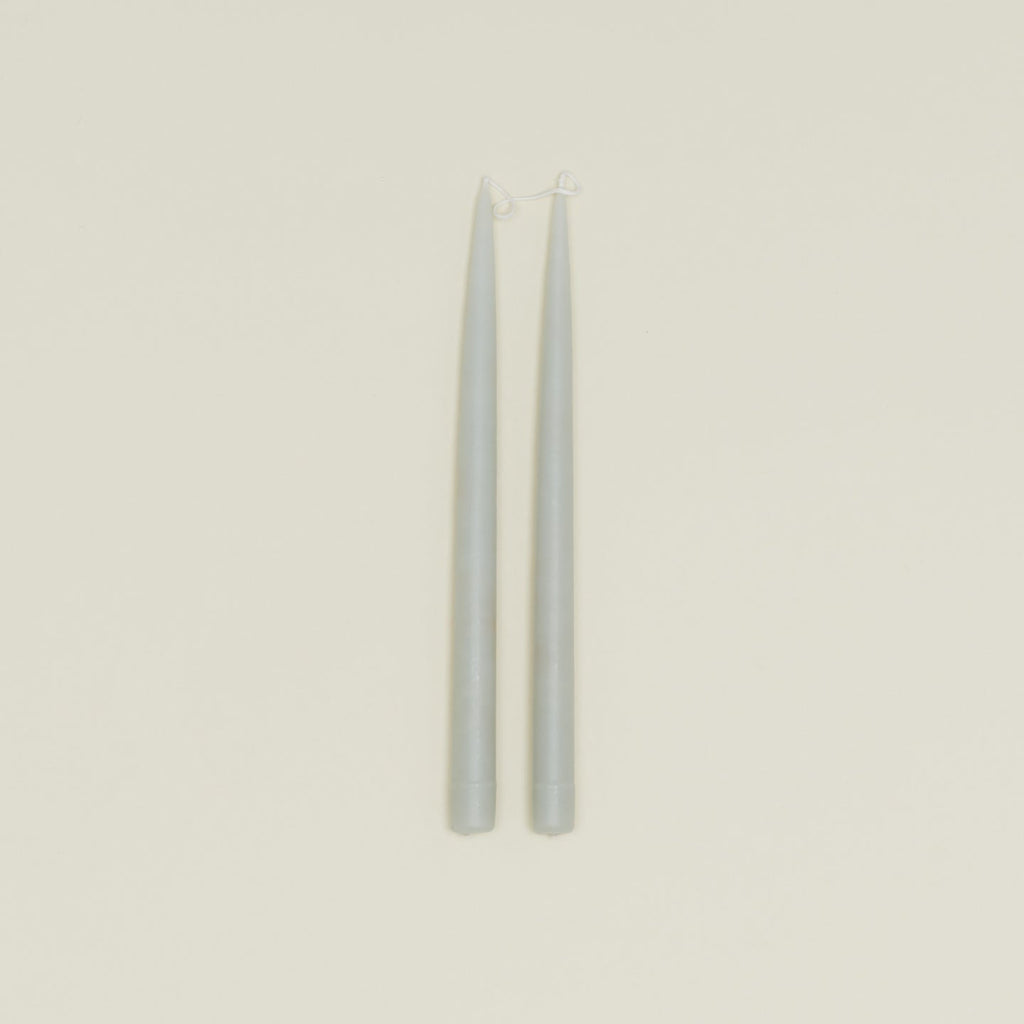Hand Dipped Taper Set  - Pewter