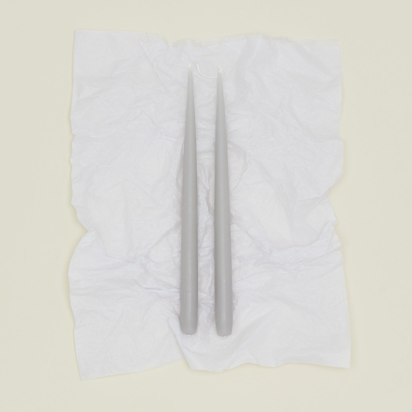 Hand Dipped Taper Set  - Pewter