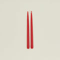 Hand Dipped Taper Set - Red