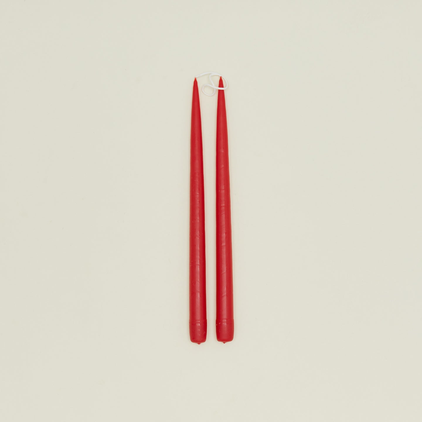 Hand Dipped Taper Set - Red