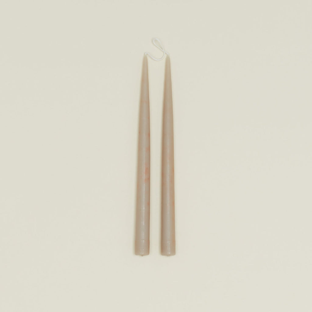 Hand Dipped Taper Set  - Taupe
