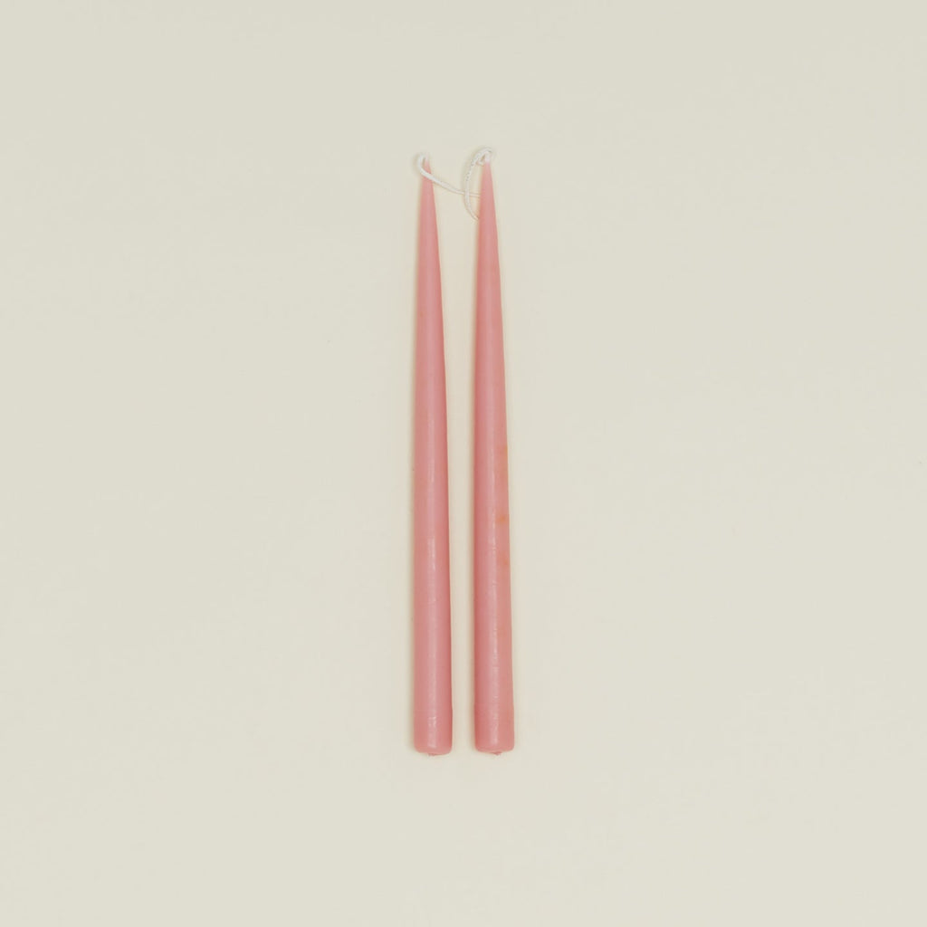 Hand Dipped Taper Set  - Tea Rose
