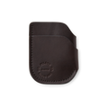 Bridle Leather Front Pocket Cash & Card Case - Brown Leather