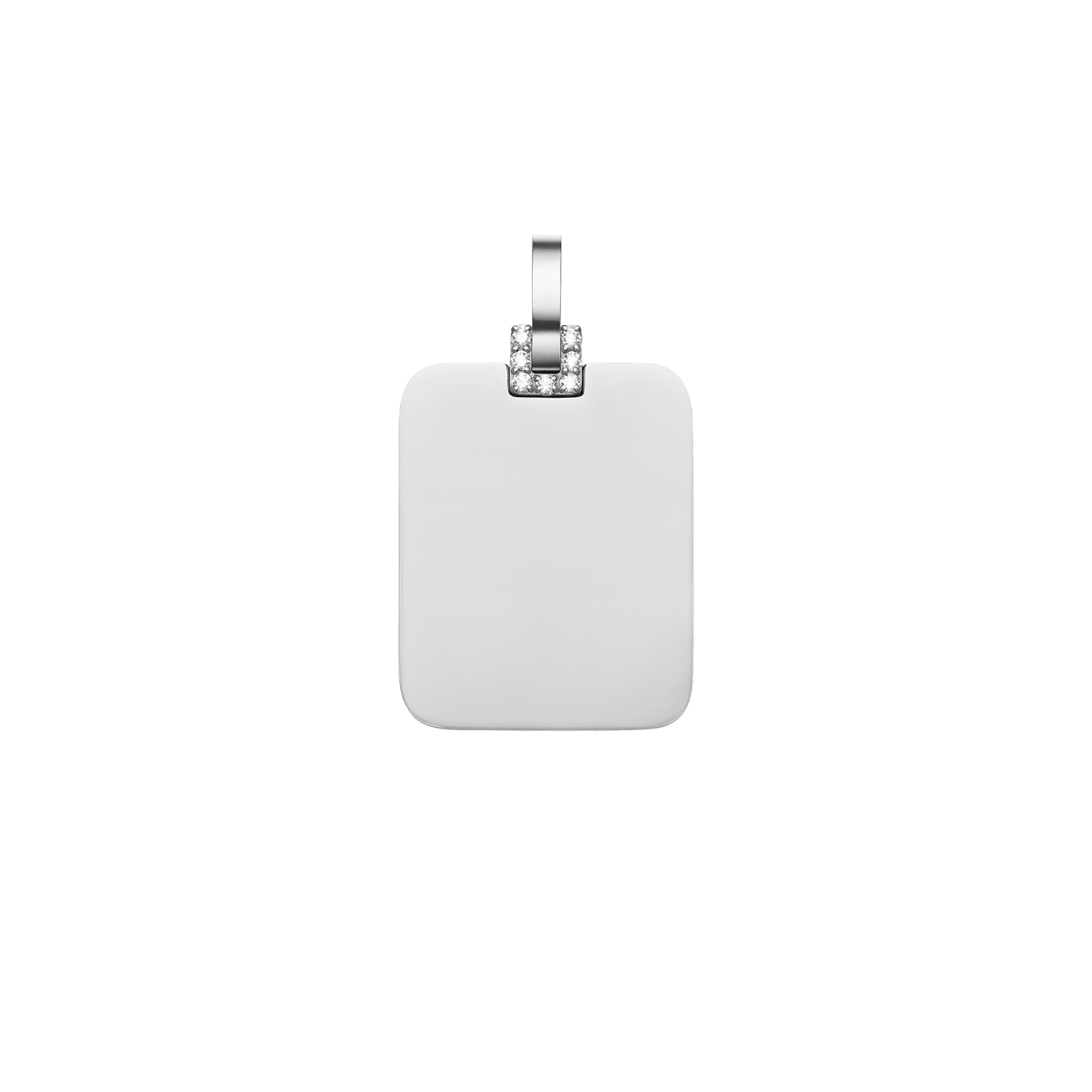 Rectangular Detail Crystal Pendant S