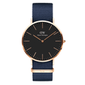 Classic Bayswater Black Rose Gold