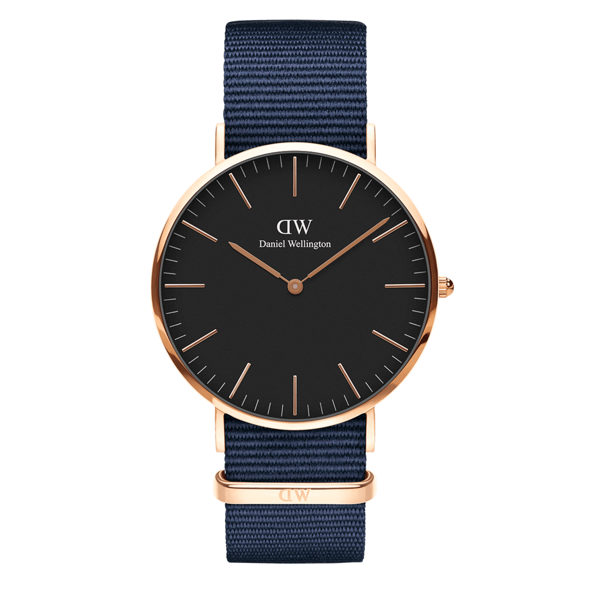 Classic Bayswater Black Rose Gold